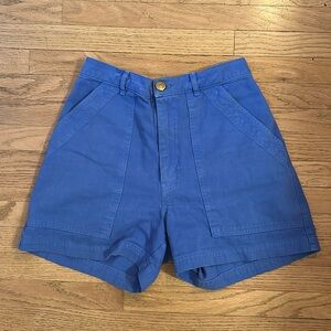 Big Bud Press Light Blue Work Shorts Size Small